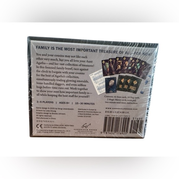 Chronicle Books Aunt Agatha's Attic Fast-paced Card Game, New - Picture 7 of 7